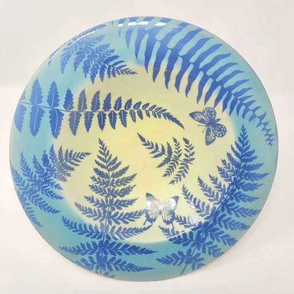 Moorland Chelsea Works Burslem Studio Pottery Stand Bowl Trinket Pin Dish Trial